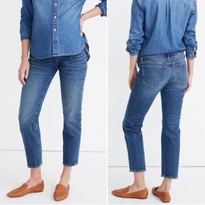 NEW Madewell Classic Straight Maternity Jeans